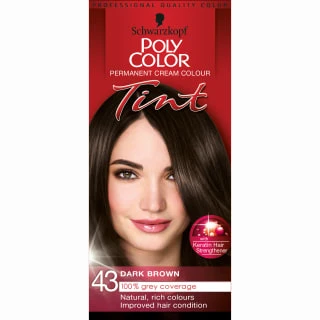 Schwarzkopf Poly Colour Tint - Dark Brown 1 Schwarzkopf Poly Colour Tint - Dark Brown