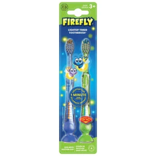 B&M Firefly Light Up Timer Toothbrush 2pk 1 B&M Firefly Light Up Timer Toothbrush 2pk