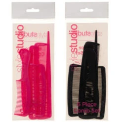 Hair Comb Set 6pc - Pink -Pure Glow Deals Store 314933 style studio 6 piece comb set main
