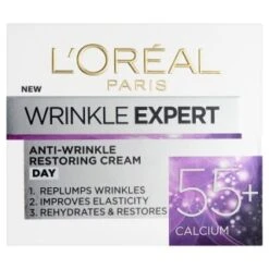 L'Oreal Paris Wrinkle Expert Anti-Wrinkle Day Cream 55 + 50ml -Pure Glow Deals Store 330165 loreal paris anti wrinkle hydrating cream 55plus