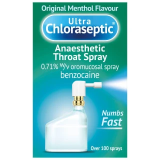 B&M Ultra Chloraseptic Anaesthetic Throat Spray 15ml 1 B&M Ultra Chloraseptic Anaesthetic Throat Spray 15ml