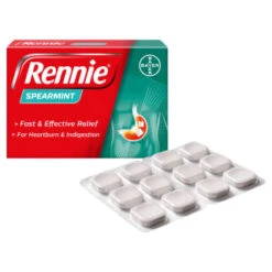 Rennie Spearmint Heartburn & Indigestion Relief Tablets 96pk -Pure Glow Deals Store 359509 356709 rennie spearmint heartburn and indigestion relief tablets
