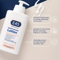 E45 Moisturising Lotion 500ml -Pure Glow Deals Store 359832 e45 moisturising lotion 500ml1