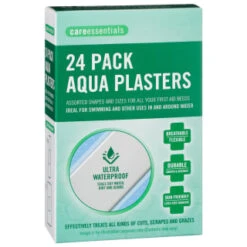 B&M Care Essentials Aqua Plasters 24pk