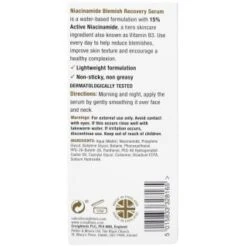 B&M Balance Niacinamide Blemish Recovery Serum 30ml -Pure Glow Deals Store 378676 balance niacinamide blemish recovery serum 30ml 3