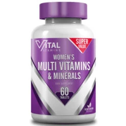 Pure Glow Deals Store 23 B&M Vital Vitamins Women's Multi Vitamins & Minerals 60pk