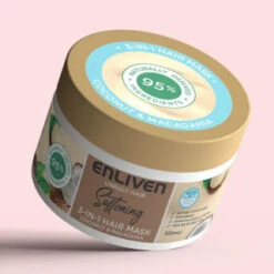 Enliven Softening 3-in-1 Hair Mask 350ml - Coconut & Macadamia 5 Enliven Softening 3-in-1 Hair Mask 350ml - Coconut & Macadamia -Pure Glow Deals Store 384889 enliven mask 350ml coconut macadamia