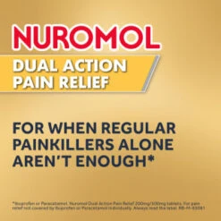 Nuromol Dual Action Pain Relief 200mg/500mg Tablets 6pk -Pure Glow Deals Store 388294 nuromol ibuprofen and paracetamol 6s