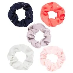 Style Studio Hair Scrunchies 5pk - Gold Stars -Pure Glow Deals Store 390087 5pk style studio hair scrunchies stars 2