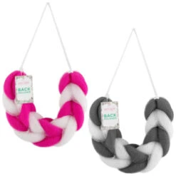 B&M The Bath Shop Collection Back Polisher - Pink & White -Pure Glow Deals Store 394454 back polisher group