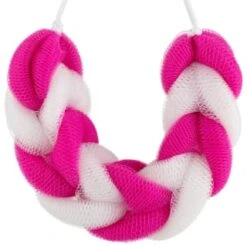 B&M The Bath Shop Collection Back Polisher - Pink & White -Pure Glow Deals Store 394454 back polisher pink 3