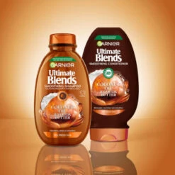 Garnier Ultimate Blends Conditioner 400ml - Coconut -Pure Glow Deals Store 395940 395941 gernier ulimate blends shampoo and conditioner coconut